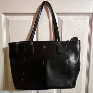 Lauren by Ralph Lauren black leather purse **PLEASE READ DESCRIPTION**